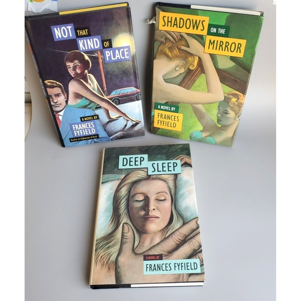 Frances Fyfield‎ 3 Book Lot Helen West Mysteries Thrillers Crime Fiction HCDJ